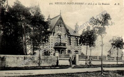 Carte postale ancienne Neuillé-Pont-Pierre