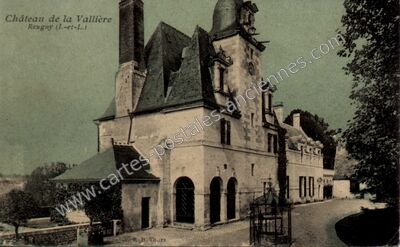 Carte postale ancienne Château de la Vallière — Reugny (Indre-et-Loire)