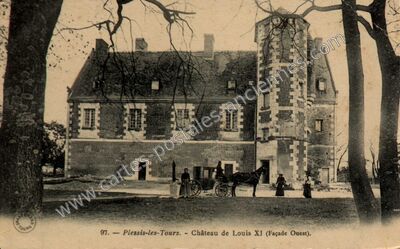Carte postale ancienne Plessis les Tours — La Riche (Indre-et-Loire)