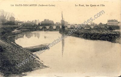 Carte postale ancienne La Haye Descartes — Descartes (Indre-et-Loire)