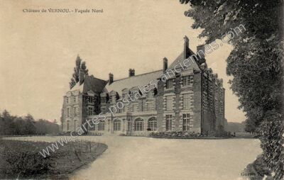 Carte postale ancienne Chateau de Vernou — Vernou-sur-Brenne (Indre-et-Loire)