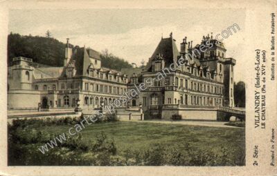 Carte postale ancienne Le Château — Villandry (Indre-et-Loire)
