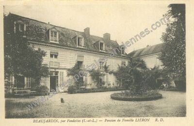 Carte postale ancienne Beaujardin — Fondettes (Indre-et-Loire)