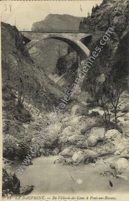 Carte postale ancienne De Villard a Pont — Non Localisée (Isère)