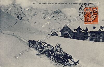 Carte postale ancienne En Dauphine — Non Localisée (Isère)