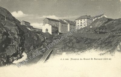 Carte postale ancienne Grand St Bernard — Non Localisée (Isère)