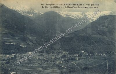Carte postale ancienne Allevard les Bains — Allevard (Isère)