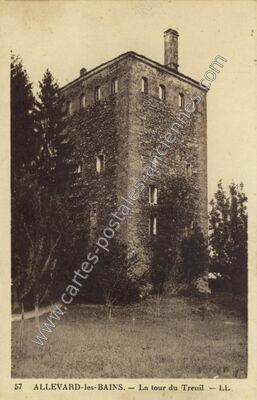 Carte postale ancienne Allevard les Bains — Allevard (Isère)
