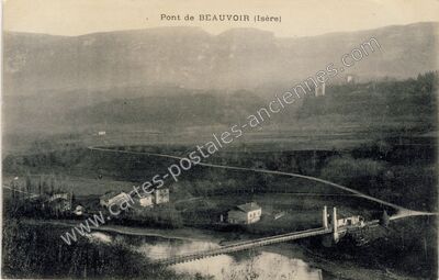 Carte postale ancienne Beauvoir — Beauvoir-en-Royans (Isère)