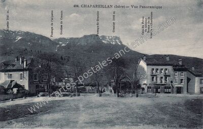 Carte postale ancienne Vue Panoramique — Chapareillan (Isère)