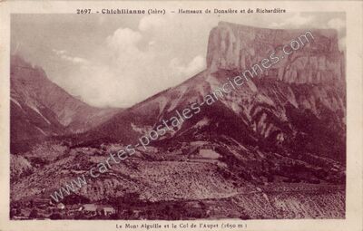 Carte postale ancienne Hameaux de Donnière et de Richardière — Chichilianne (Isère)