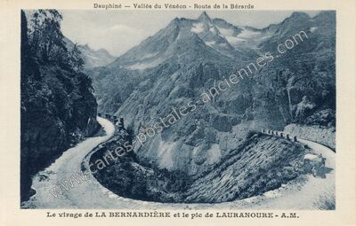 Carte postale ancienne La Bernardiere — Chichilianne (Isère)
