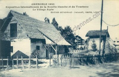 Carte postale ancienne Grenoble 1925 — Grenoble (Isère)