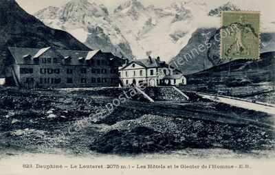 Carte postale ancienne Le Lautaret — (Isère)