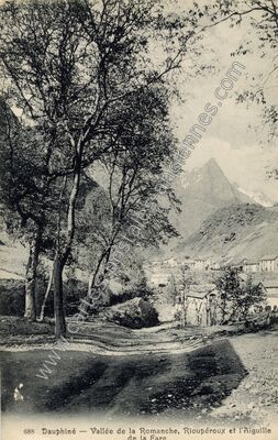 Carte postale ancienne Riouperoux — Livet-et-Gavet (Isère)