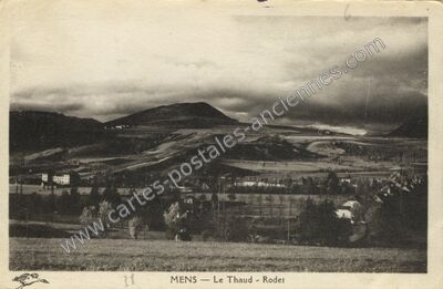 Carte postale ancienne Le Thaud — Mens (Isère)