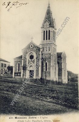 Carte postale ancienne Moissieu — Moissieu-sur-Dolon (Isère)