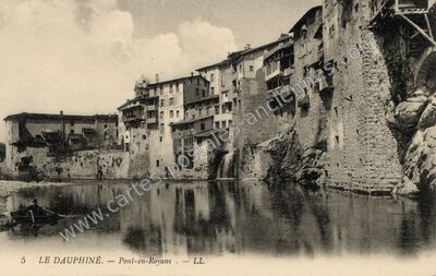Carte postale ancienne Pont en Royans — Pont-en-Royans (Isère)