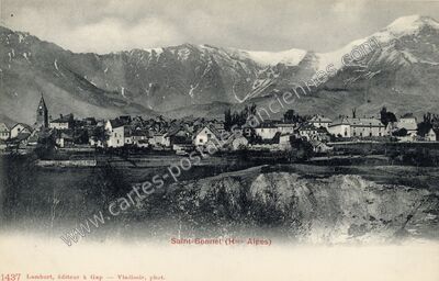 Carte postale ancienne St Bonnet — Saint-Bonnet-de-Chavagne (Isère)