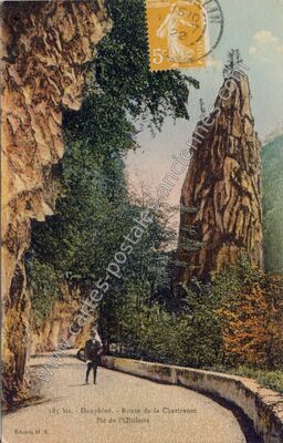 Carte postale ancienne Pic de l'Oeillette — Saint-Laurent-du-Pont (Isère)