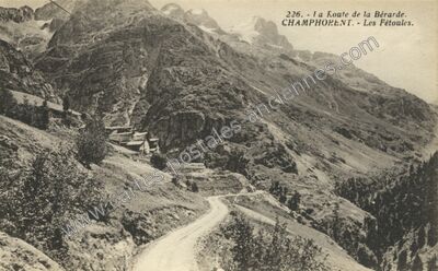 Carte postale ancienne Champhorent — Saint-Christophe-en-Oisans (Isère)