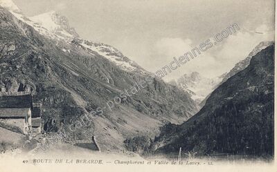 Carte postale ancienne Champhorent — Saint-Christophe-en-Oisans (Isère)