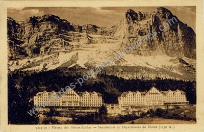 Carte postale ancienne Les petites Roches — Saint-Hilaire (Isère)