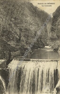 Carte postale ancienne Entree du Desert — Saint-Laurent-du-Pont (Isère)