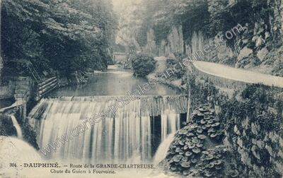 Carte postale ancienne Fourvoirie — Saint-Laurent-du-Pont (Isère)