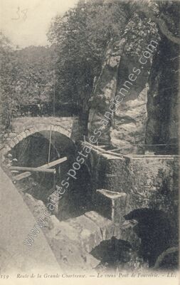 Carte postale ancienne Fourvoirie — Saint-Laurent-du-Pont (Isère)