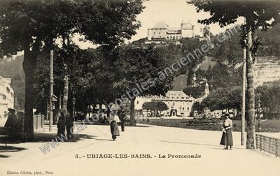 Carte postale ancienne Uriage les Bains — Saint-Martin-d'Uriage (Isère)