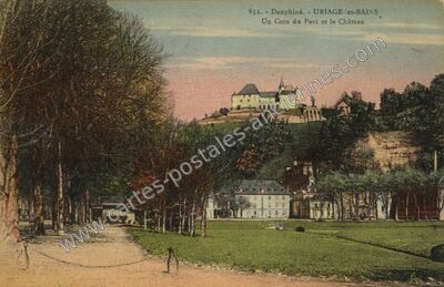 Carte postale ancienne Uriage les Bains — Saint-Martin-d'Uriage (Isère)