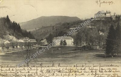 Carte postale ancienne Uriage les Bains — Saint-Martin-d'Uriage (Isère)