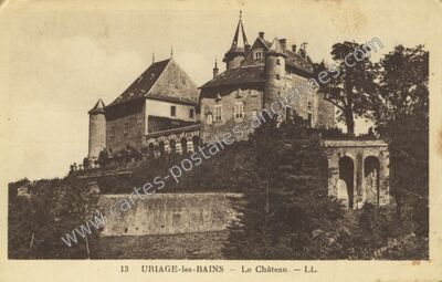 Carte postale ancienne Uriage les Bains — Saint-Martin-d'Uriage (Isère)