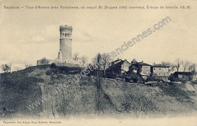 Carte postale ancienne Avalon — Saint-Maximin (Isère)