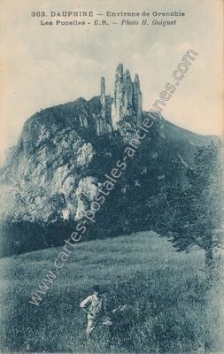 Carte postale ancienne Les Pucelles — Saint-Nizier-du-Moucherotte (Isère)