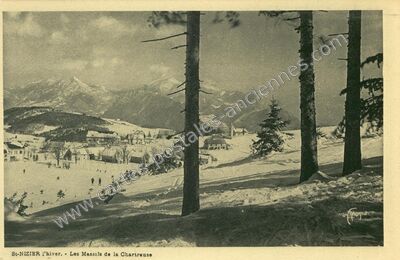 Carte postale ancienne St Nizier — Saint-Nizier-du-Moucherotte (Isère)