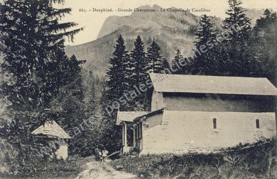 Carte postale ancienne Chapelle de Casalibus — Saint-Pierre-de-Chartreuse (Isère)