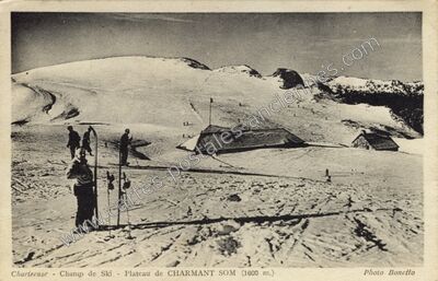 Carte postale ancienne Charmant Som — Saint-Pierre-de-Chartreuse (Isère)