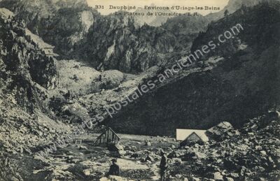 Carte postale ancienne Plateau de l'Oursiere — Chamrousse (Isère)