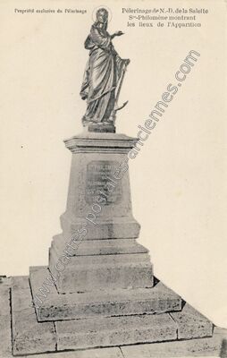Carte postale ancienne N D'de la Salette — La Salette-Fallavaux (Isère)