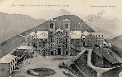 Carte postale ancienne N D'de la Salette — La Salette-Fallavaux (Isère)