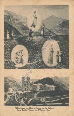 Carte postale ancienne N — La Salette-Fallavaux (Isère)