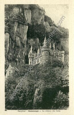 Carte postale ancienne Chateau des Cotes — Sassenage (Isère)