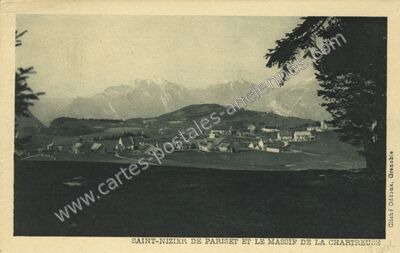 Carte postale ancienne St Nizier de Pariset — Seyssinet-Pariset (Isère)