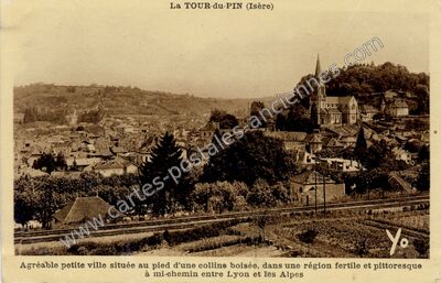 Carte postale ancienne La Tour du Pin — La Tour-du-Pin (Isère)