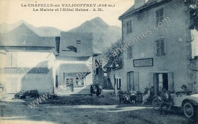 Carte postale ancienne La Chapelle en Valjouffrey — Valjouffrey (Isère)