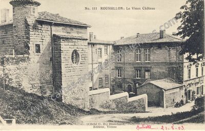 Carte postale ancienne Rousillon — Roussillon (Isère)