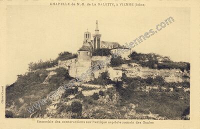 Carte postale ancienne Chapelle de N.-D. de La Salette — Vienne (Isère)