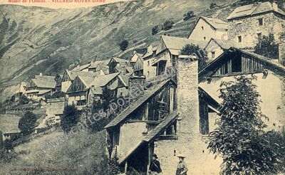 Carte postale ancienne Massif de l'Oisans — Villard-Notre-Dame (Isère)